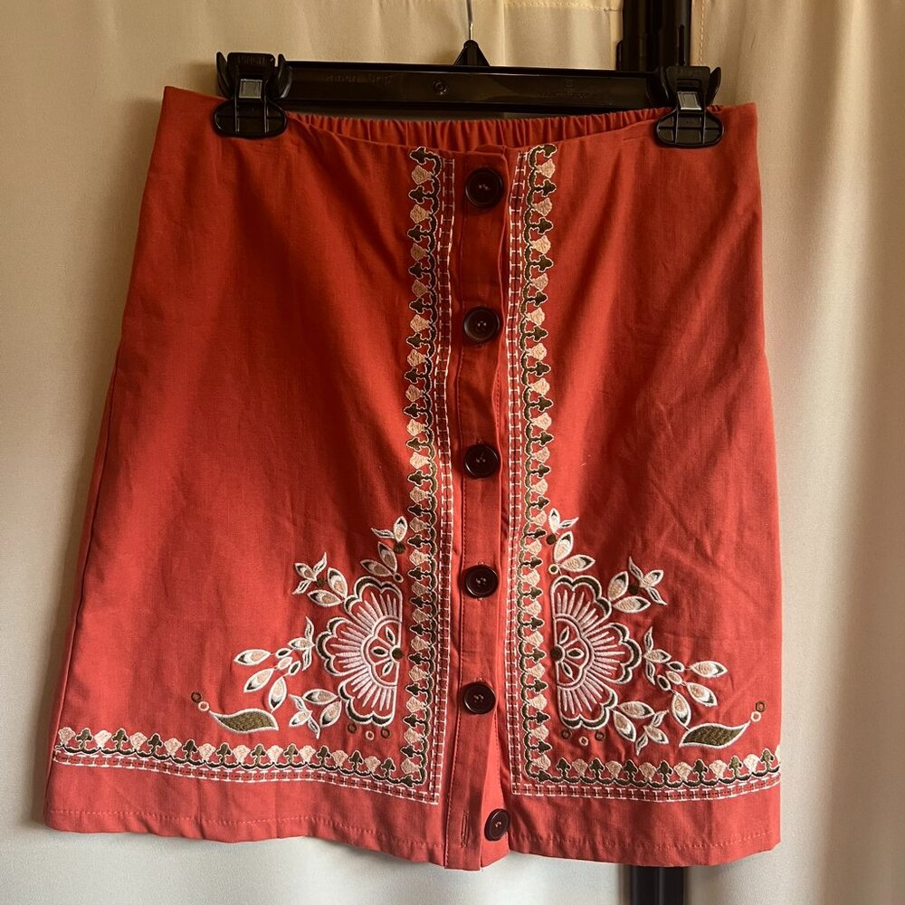 Embroidered Simplee Skirt